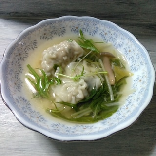 残ったお鍋で✨水餃子